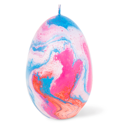 [OCCABR-23] OLIMPO MARBLE CANDLE BLUE / RED
