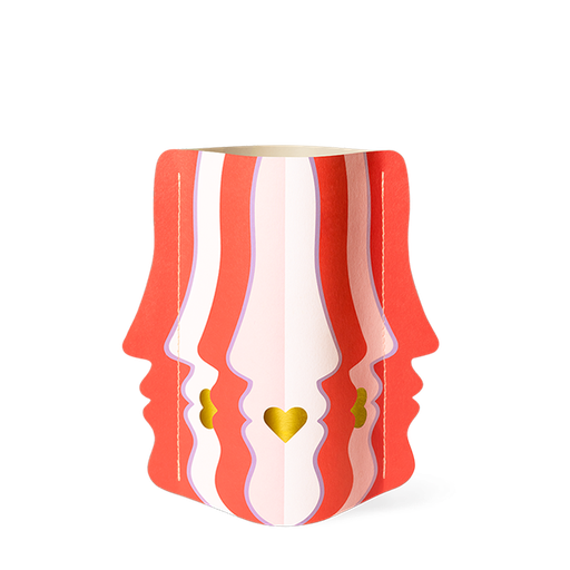 [OMPVBE-23] MINI PAPER VASE "BESO"
