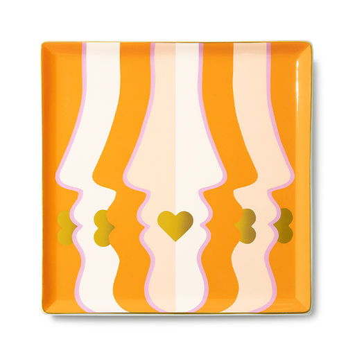 [OCABEO-23] CERAMIC TRAY "BESO" orange