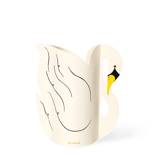 [OMPVSW-24] MINI PAPER VASE SWAN