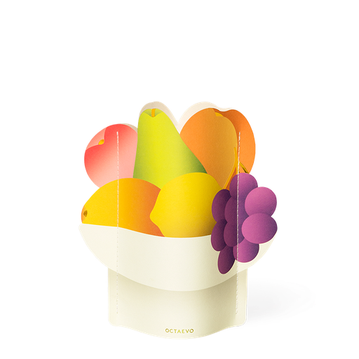 [OMPVFB-24] MINI PAPER VASE FRUIT BOWL